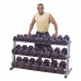 Горизонтальная двухрядная стойка для гантелей Body-Solid GDR60 в Москве Горизонтальная двухрядная стойка для гантелей Body-Solid GDR60 в Москве