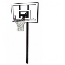 Баскетбольная стойка Spalding Silver 44" inground (поликарбонат) в Москве Баскетбольная стойка Spalding Silver 44" inground (поликарбонат) в Москве
