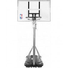 Мобильная стойка Spalding NBA Silver 44" Rectangle Acrylic в Москве Мобильная стойка Spalding NBA Silver 44" Rectangle Acrylic в Москве