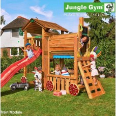 Игровой комплекс «Jungle Cottage + Train Module» в Москве Игровой комплекс «Jungle Cottage + Train Module» в Москве