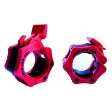 Замок олимпийский со стопорным фиксатором (пара) Body-Solid Lock-Jaw PRO (красный) в Москве Замок олимпийский со стопорным фиксатором (пара) Body-Solid Lock-Jaw PRO (красный) в Москве