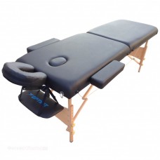 Складной массажный стол OptiFit Belleza MT-27 (черный) в Москве