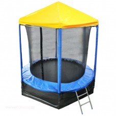 Батут OptiFit Like Blue 6FT с желтой крышей в Москве Батут OptiFit Like Blue 6FT с желтой крышей в Москве