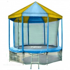 Батут OptiFit Like Blue 10FT с сине-желтой крышей в Москве Батут OptiFit Like Blue 10FT с сине-желтой крышей в Москве