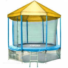Батут OptiFit Like Blue 14FT с желтой крышей в Москве
