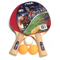Набор Stiga Fighter, 2 ракетки + 3 мяча в Москве Набор Stiga Fighter, 2 ракетки + 3 мяча в Москве