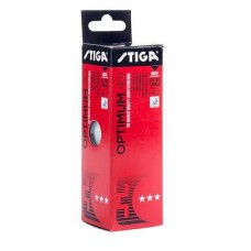 Мячи теннисные пластиковые Stiga Optimum 40+ (белый) в Москве