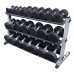 Набор полиуретановых гантелей Body-Solid от 5 до 50 lb (пары) со стойкой в Москве Набор полиуретановых гантелей Body-Solid от 5 до 50 lb (пары) со стойкой в Москве