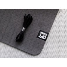 Мат для йоги 6 мм двухслойный черный-серый Original Fit.Tools в Москве Мат для йоги 6 мм двухслойный черный-серый Original Fit.Tools в Москве