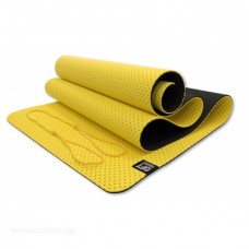 Мат для йоги 6 мм двухслойный перфорированный желтый Original Fit.Tools в Москве Мат для йоги 6 мм двухслойный перфорированный желтый Original Fit.Tools в Москве