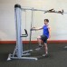 Кроссовер угловой Body-Solid S2CCO - профессиональная сдвоенная блочная стойка в Москве