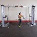 Кроссовер угловой Body-Solid S2CCO - профессиональная сдвоенная блочная стойка в Москве