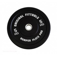 Диск бамперный 5 кг (черный) Original Fit.Tools олимпийский ф50 мм для кроссфита в Москве Диск бамперный 5 кг (черный) Original Fit.Tools олимпийский ф50 мм для кроссфита в Москве