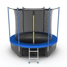 Батут EVO JUMP Internal 10ft (Sky) с внутренней сеткой и лестницей + нижняя сеть в Москве