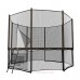 Каркасный батут UNIX line 8 ft (2.44 м) Black&Brown с наружной защитной сеткой в Москве