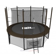 Каркасный батут UNIX line 8 ft (2.44 м) Black&Brown (inside) с внутренней защитной сеткой в Москве Каркасный батут UNIX line 8 ft (2.44 м) Black&Brown (inside) с внутренней защитной сеткой в Москве