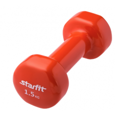 Гантель в виниловой оболочке 1.5 кг StarFit в Москве Гантель в виниловой оболочке 1.5 кг StarFit в Москве