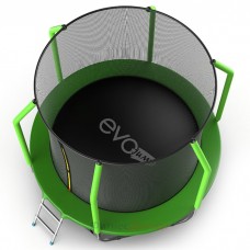 Батут EVO JUMP Cosmo 6ft (Green) с внутренней сеткой и лестницей в Москве