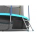 Батут EVO JUMP с внутренней сеткой и лестницей, диаметр 8ft (морская волна) + нижняя сеть в Москве