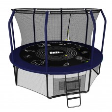Батут UNIX line SUPREME GAME 8 ft (2.44 м) с внутренней защитной сетью (синий) в Москве Батут UNIX line SUPREME GAME 8 ft (2.44 м) с внутренней защитной сетью (синий) в Москве